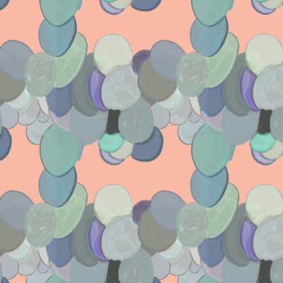 Виноградная лоза или монетки в винтажном стиле