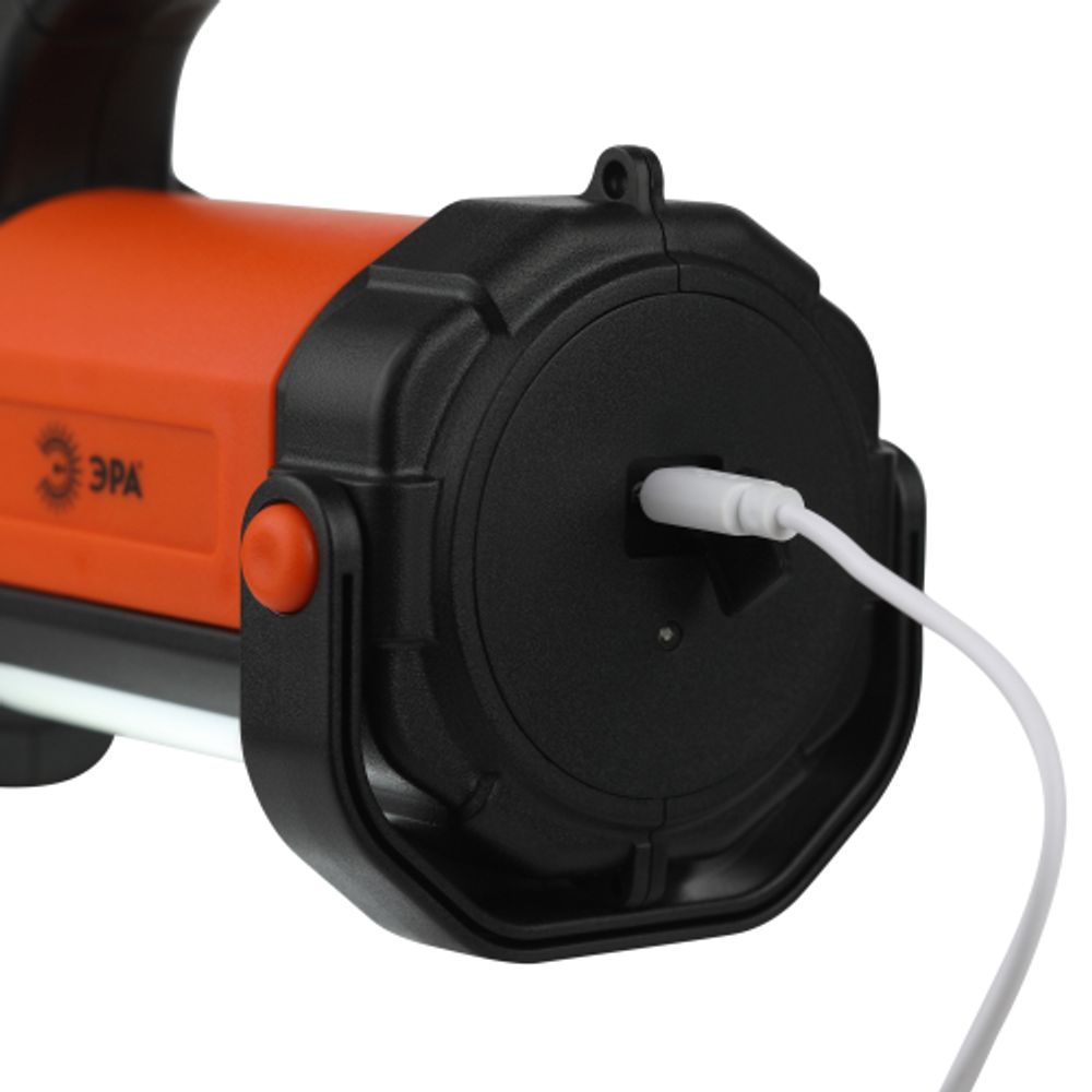 Светодиодный фонарь ЭРА PA-606 прожектор аккумуляторный 5 Вт, литий, поворотная ручка, Альфа