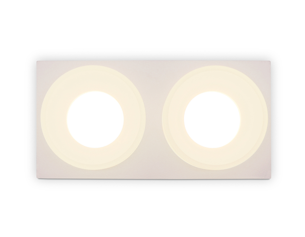 Встраиваемый точечный светильник с акрилом TN1317/2 SWH/FR белый песок/белый матовый GU5.3 182*92*45