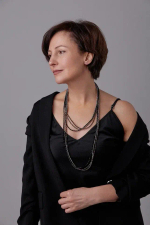 Нити-трансформеры из венецианского стекла на магните 3 в одном: коньяк, серебро,черный