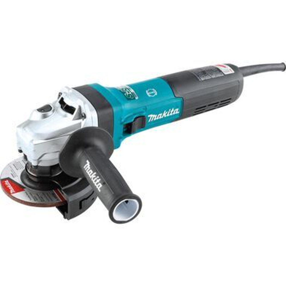 Makita 4-1/2 in SJS II High-Power Angle Grinder wit Brake