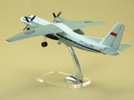 Модель самолета Ан-24 (М1:72, Аэрофлот СССР-46427, с шасси)