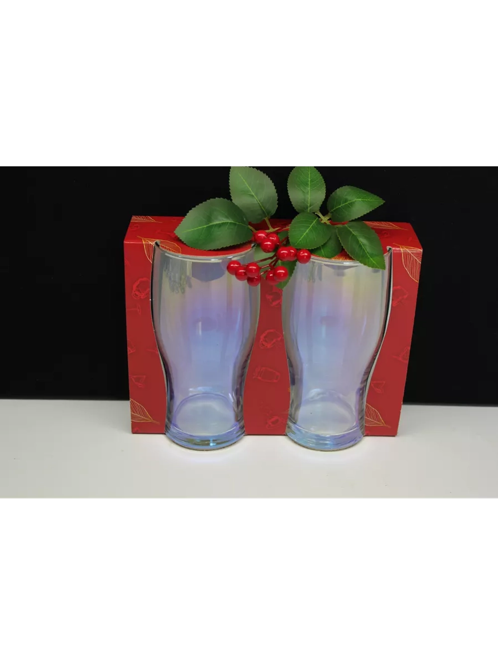 Бокалы пивные 2шт 570мл "Радуга"