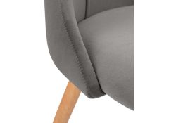 Стул на металлокаркасе Morgan dark gray / wood