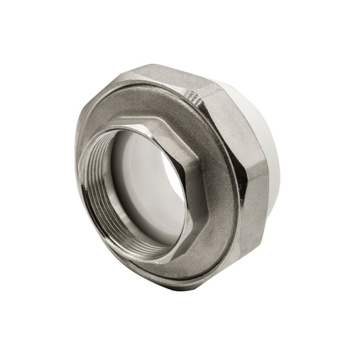 Муфта комб. разъемная, вн 63х2" EVER® plast  БЕЛЫЙ (Россия)