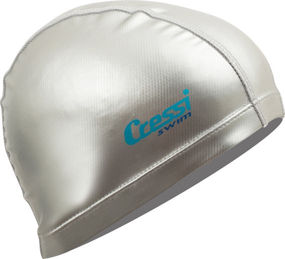 Шапочка нейлоновая для плавания Cressi PV Coated Cap серая