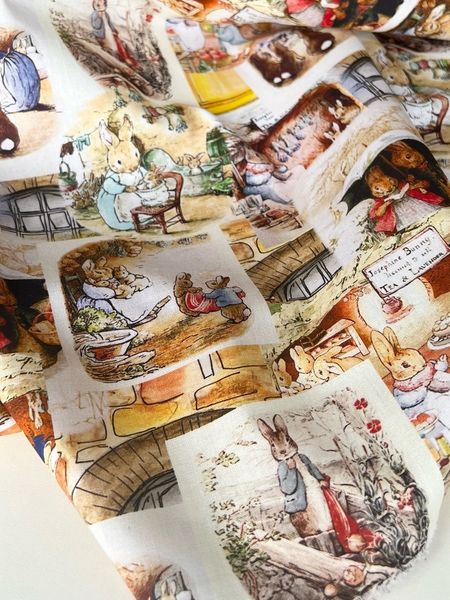 СЕМЕЙСТВО КРОЛИКОВ, 100% хлопок Handmade Fabrics 5