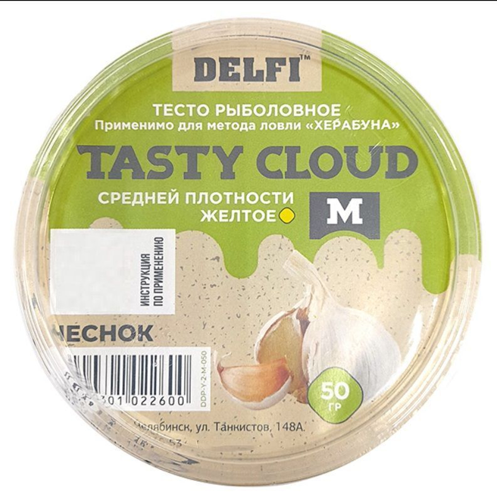 Тесто-порошок пшеничное DELFI Tasty Cloud плотное желтое аромат чеснок