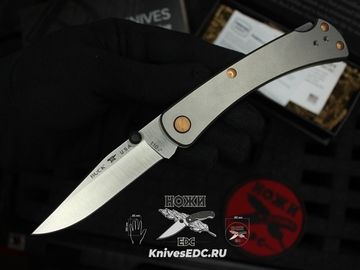 Складной нож Buck 110 Slim Pro TRX Titanium Knife Legacy Collection - Limited Edition