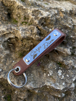 брелок кожа на подарок