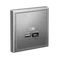 Розетка USB ArtGallery тип A+C 45Вт QC PD высокоскор. ЗУ механизм сталь SE GAL000929