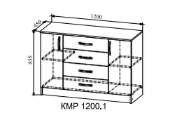 Комод "Ронда" КМР 1200.1