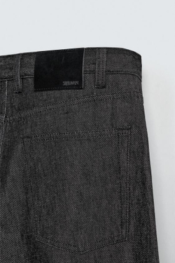 ZARA ДЖИНСЫ RELAXED FLARE, ЧЕРНЫЙ