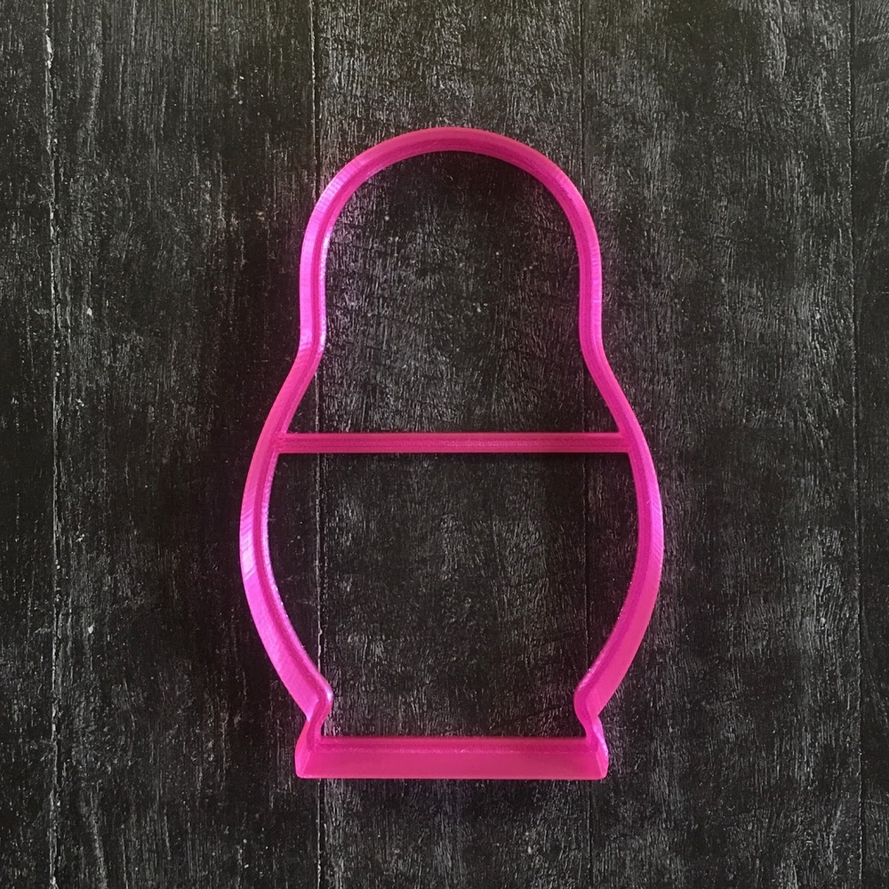 Трафарет узор №4 Матрёшка