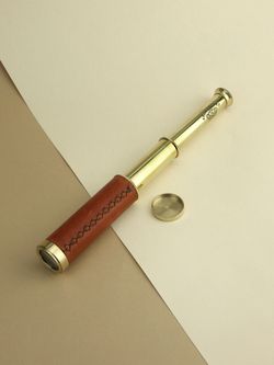 Nautical Подзорная труба в деревянном футляре