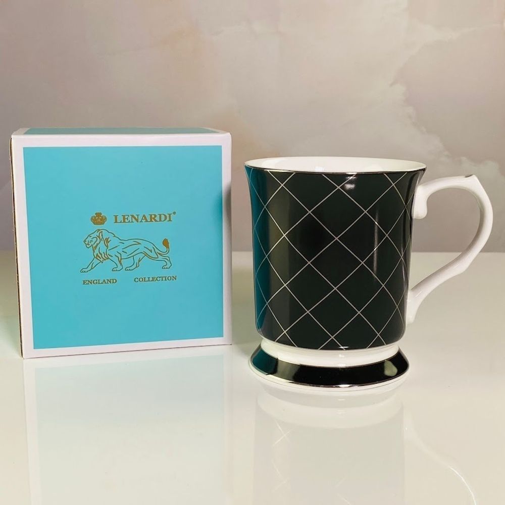 Lenardi 145-495 Кружка 350 мл PANDORA в под.уп.(х36)Костяной фарфор