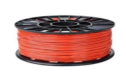ABS нить (пластик) красный для 3D принтера и ручки 1,75 мм (1кг.)