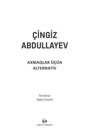 Axmaqlar üçün alternativ