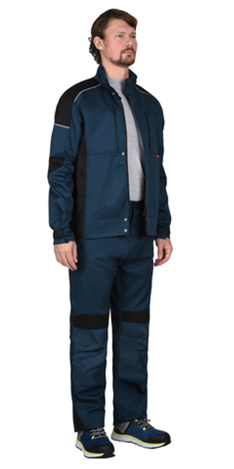 Костюм СИРИУС-ЦИТРИН куртка, брюки, морена с черным