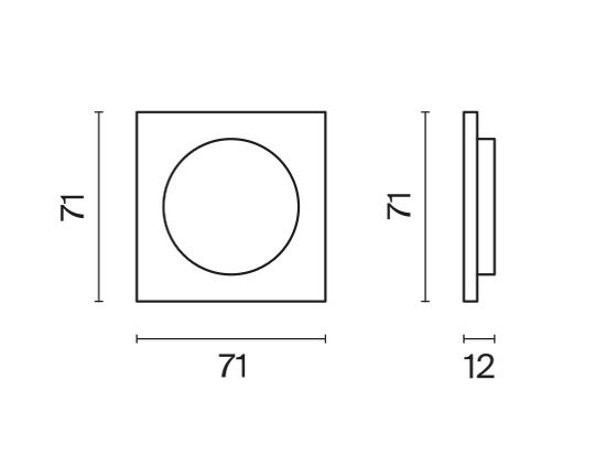 Накладка для светорегулятора поворотно-нажимного, S70 (графит)