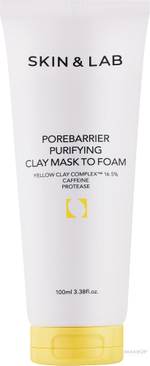 Skin&Lab Porebarrier Puriyng Clay Mask To Foam