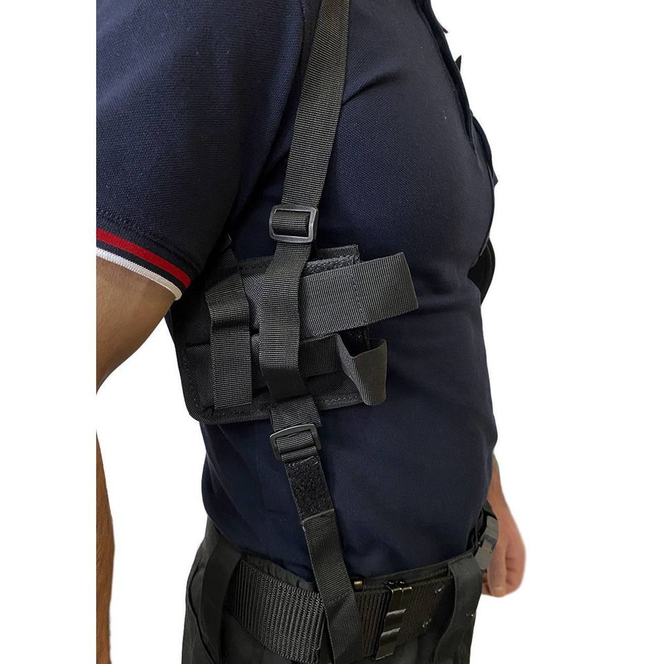 Кобура  наплечная спецназа и полиции Gunpad Cordura (черная)