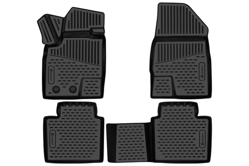 Коврики 3D в салон для WEY Coffee 01 2021 - 4шт. (полиуретан)  AFM3DA70107210K