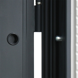 Входная уличная дверь с терморазрывом  Эльбрус 3К стеклопакет (капучино  ZB 853-2)