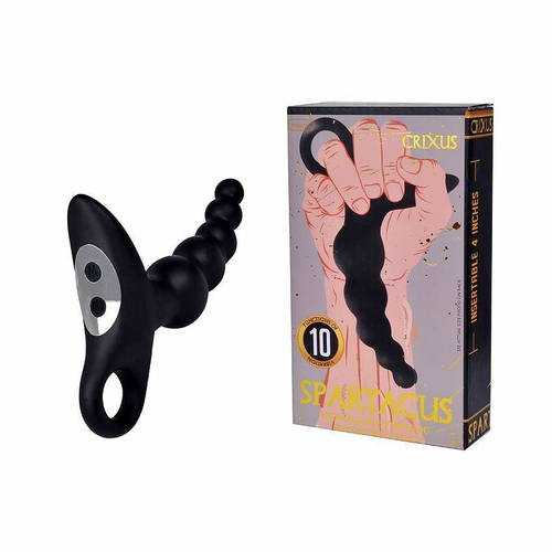 Анальный вибромассажер Erokay EK-2505 с кольцом-ограничителем, 11 см