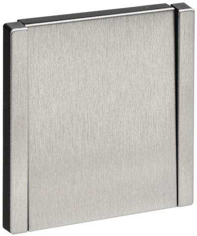 FORTE&PIANO Выключатель 1-клавишный самовозвратный 10А FP710M металл никель IEK