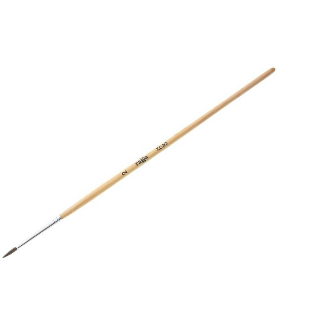 Кисть №2, круглая "Коза" (Гамма)