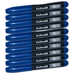 Маркер строительный (синий) 10шт / 23 февраля / подарок мужчине