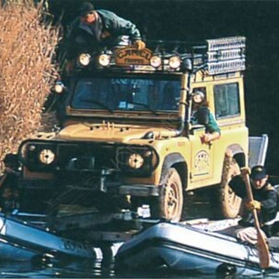 Надувная лодка ZODIAC Grand raid Mark II, красная