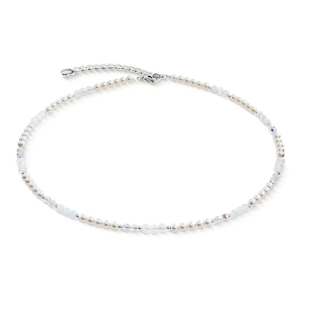 Колье Coeur de Lion White-Silver 4245/10-1417