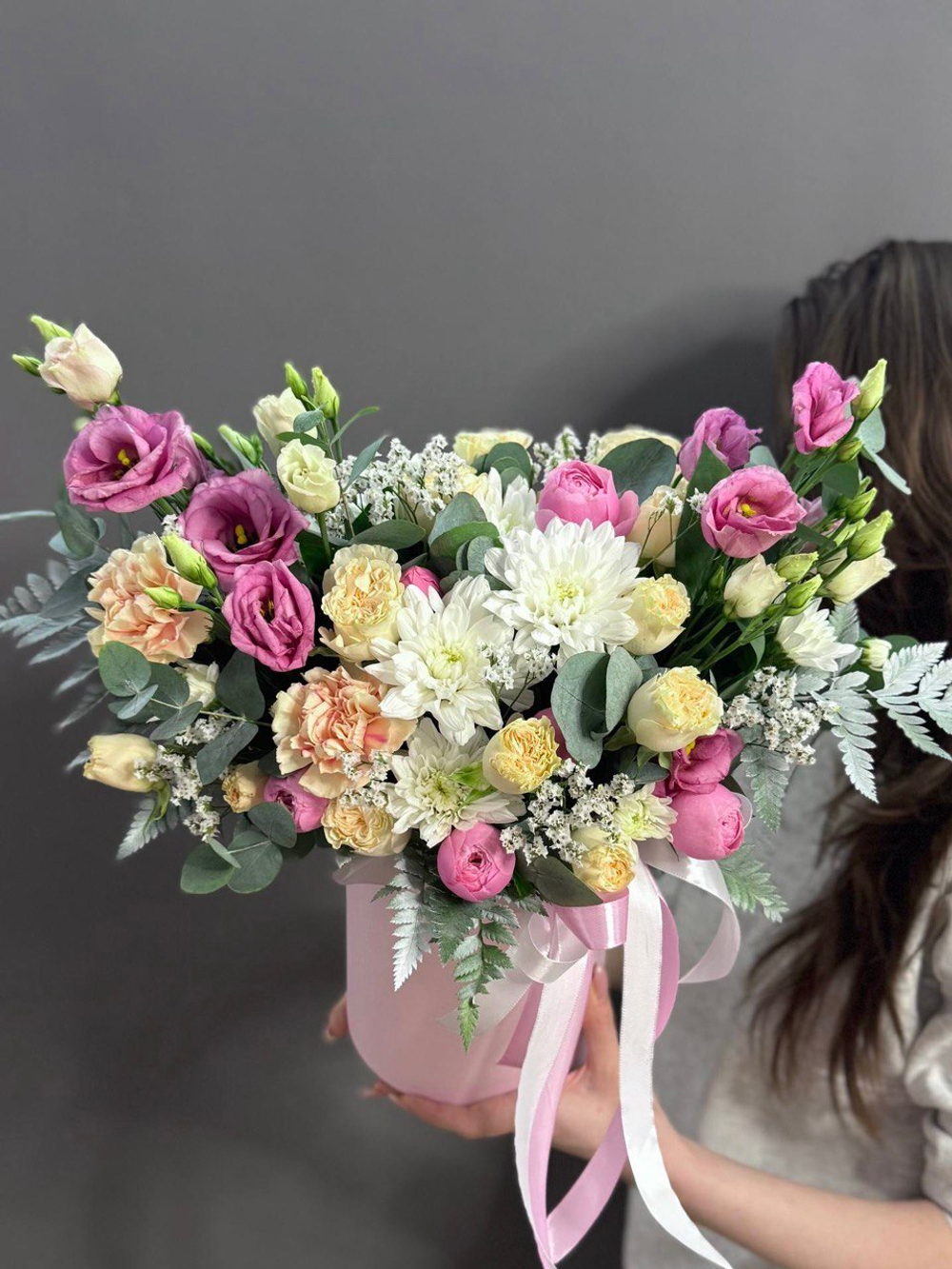 Композиция в шляпной коробке