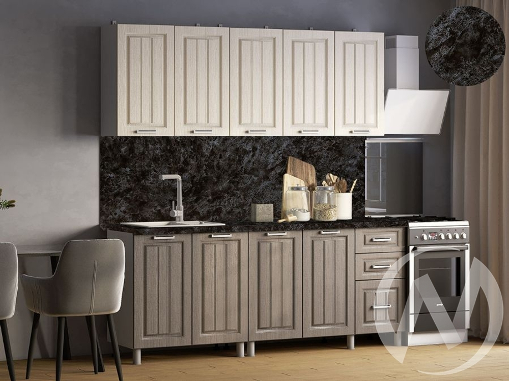 Кухня Лаура 2.0м 26мм кастилло темный