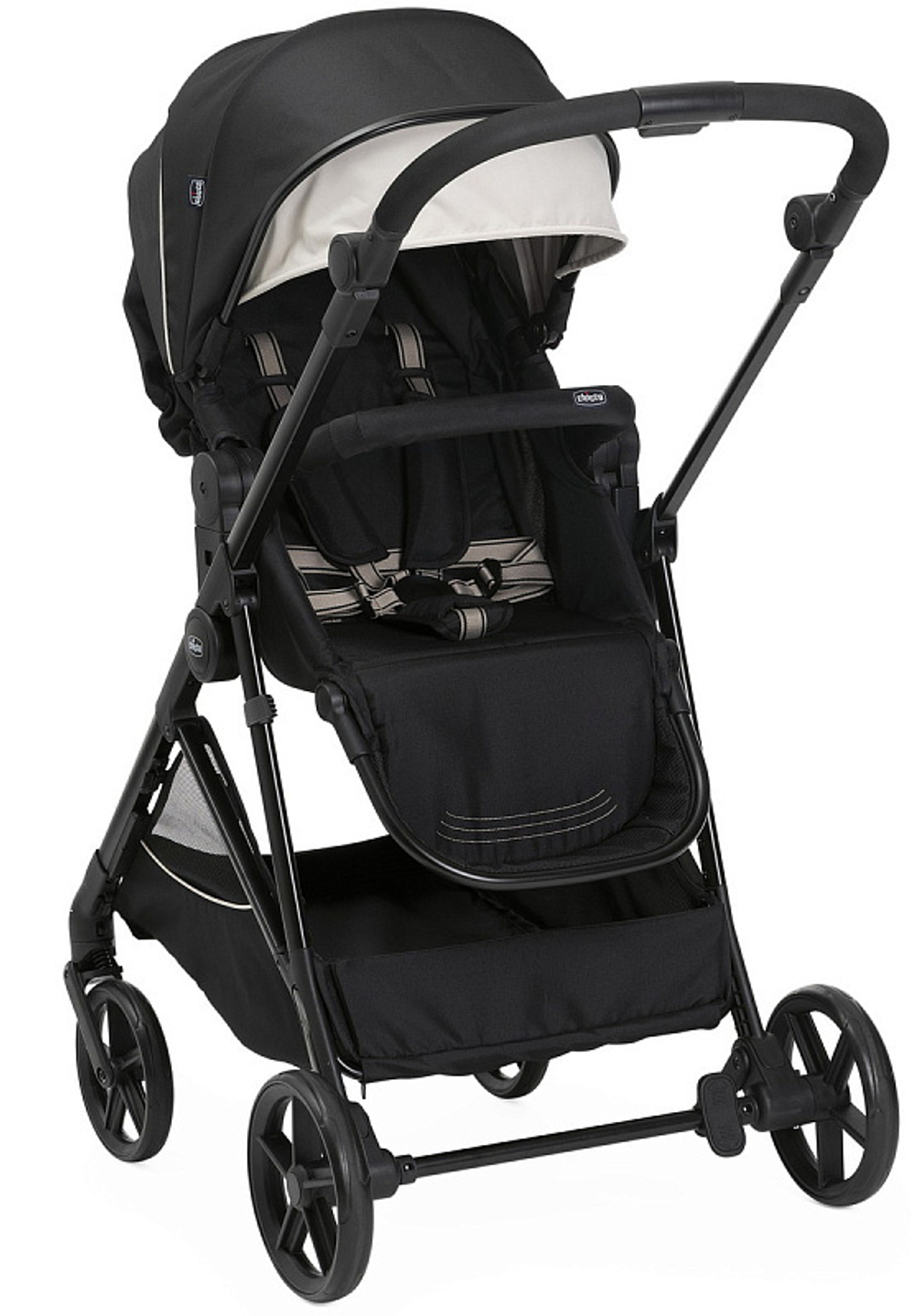 Коляска Chicco Seety 2 в 1 Etna Black