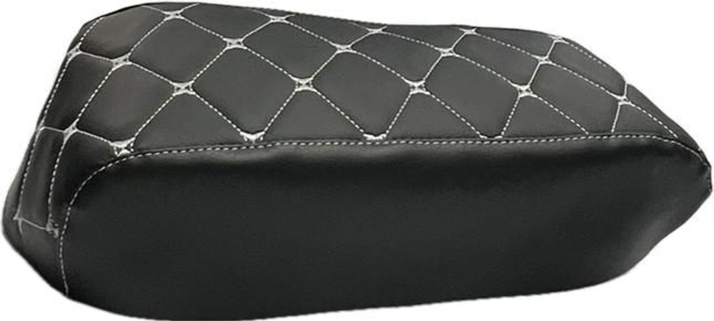 Чехол на штатный подлокотник Лада Веста (белая нить Бабочка)