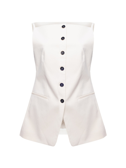 BEATRICE жилет женский - белый