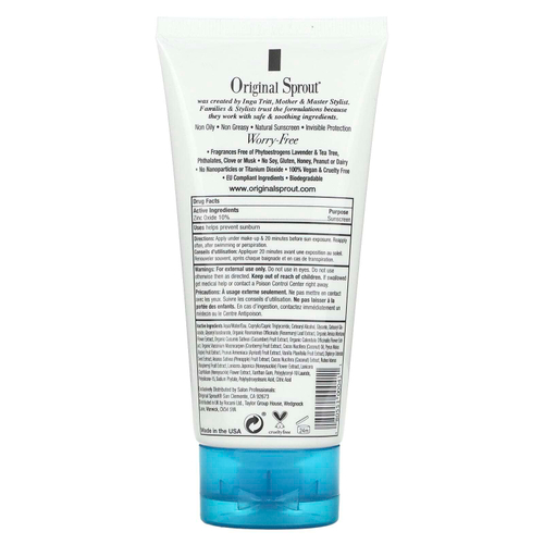 Original Sprout, Worry-Free, солнцезащитное средство для лица и тела, SPF 27, 90 мл (3 жидк. унц.)