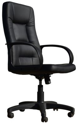 Кресло МКР 701, эко кожа черная
