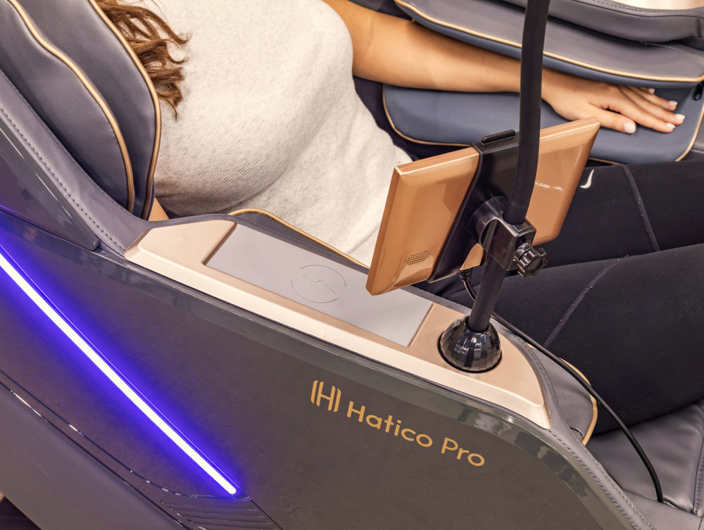 Массажное кресло Hatico Pro Spirit SL 4D – Серый космос