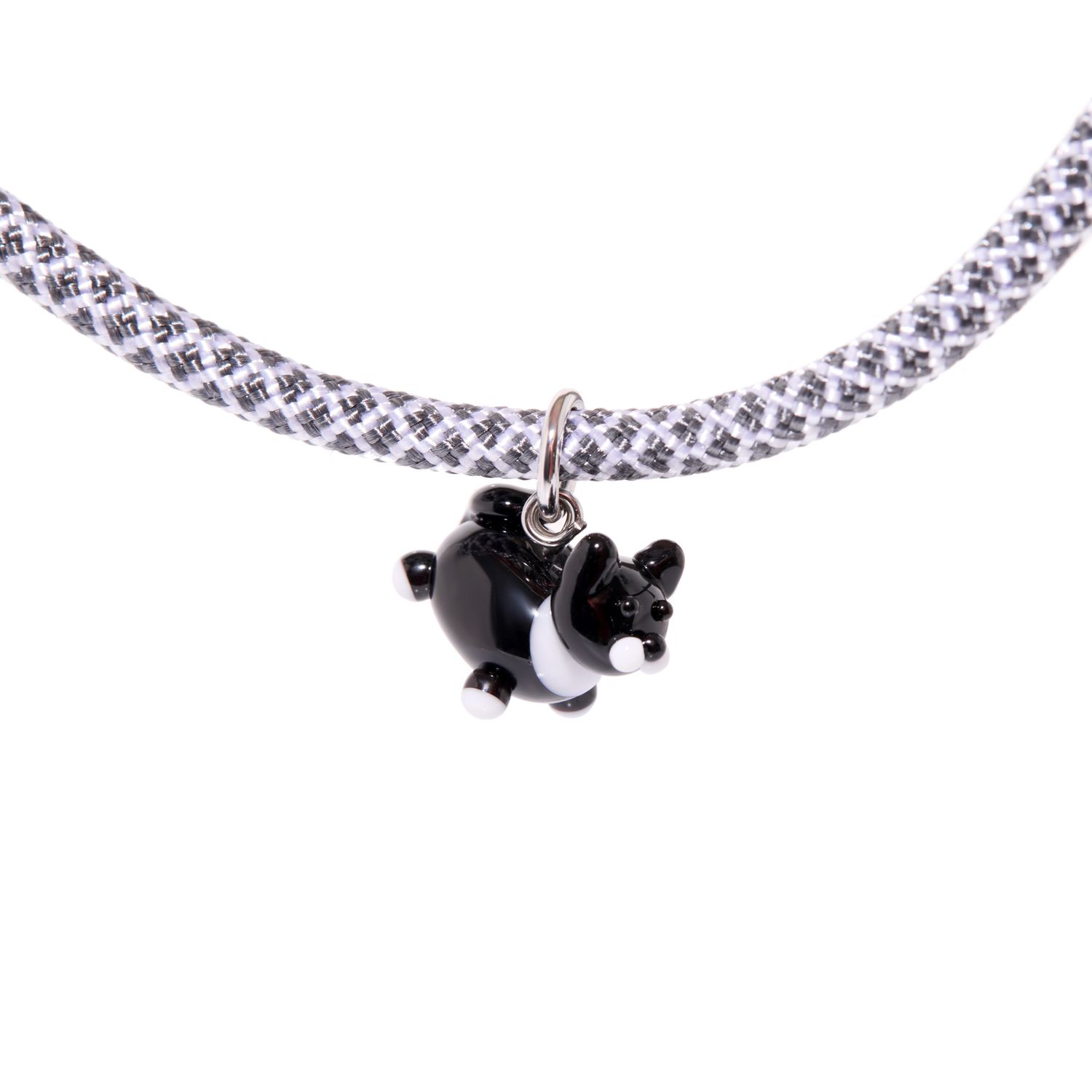 Колье Knitted Kitten Necklace - Tuxedo Cat