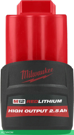 Аккумулятор для инструмента Milwaukee M12 HB2.5 High Output (4932480164)