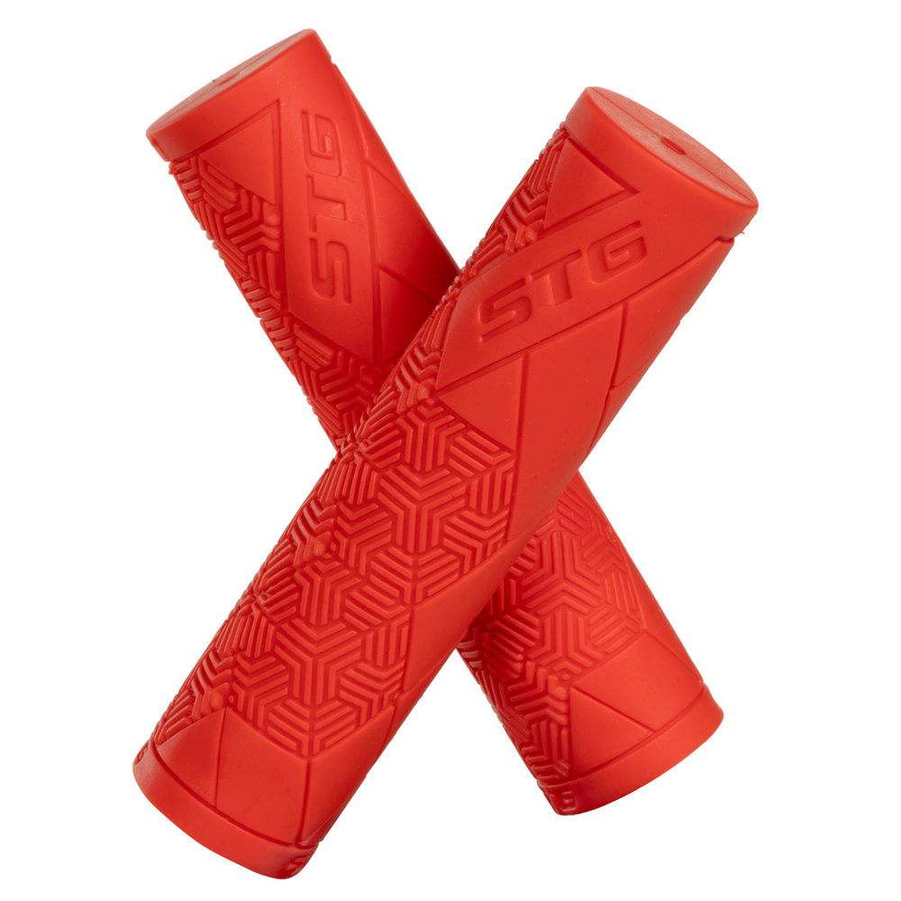 Грипсы STG Base, 126 мм, красный, Х112393