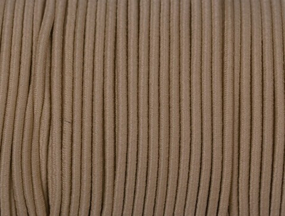 Резинка шляпная, d 3 мм, связка, бежевый