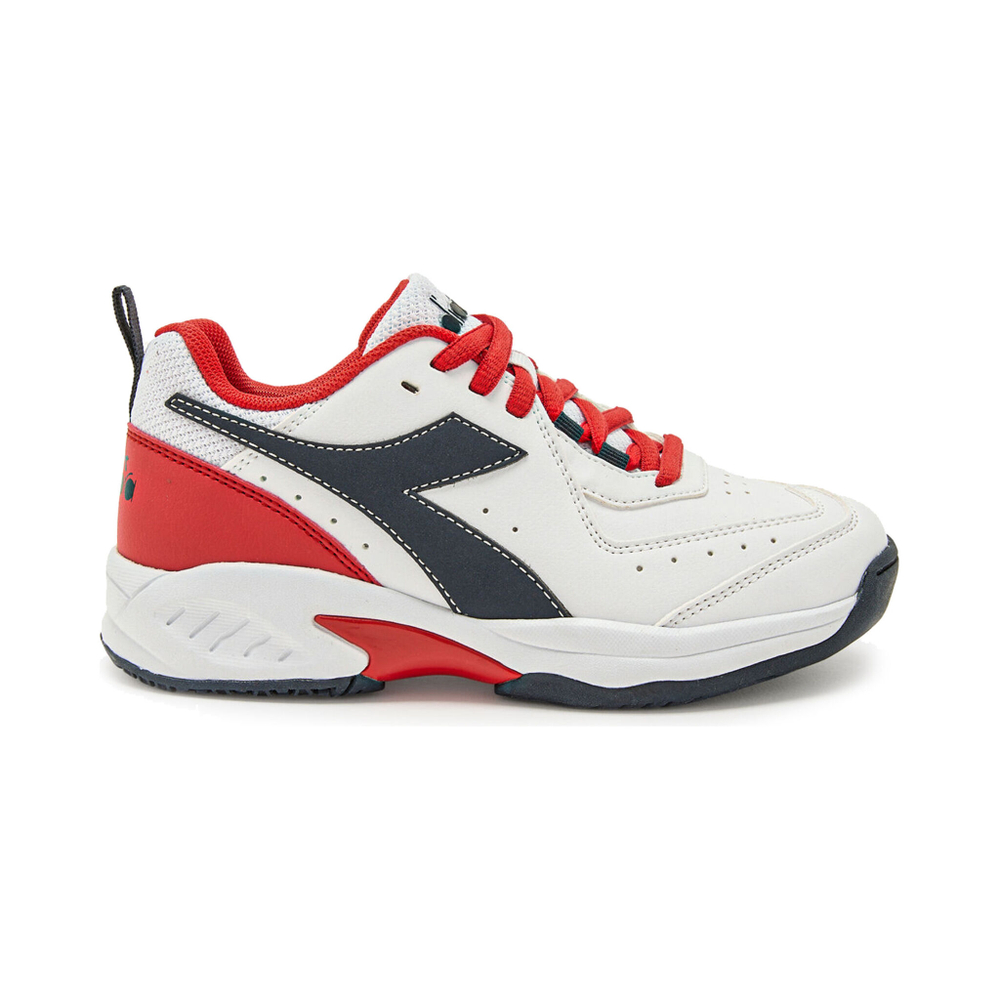 Детские теннисные кроссовки Diadora S. Challenge 5 SL AC All Court Shoe Kids - White, Red