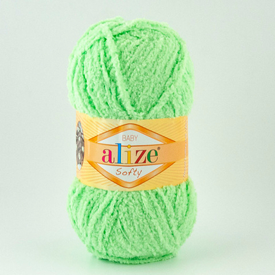 ALIZE "SOFTY" 100% Микрополиэстер, 50 гр., 115 м, ментол