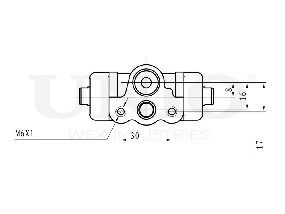 Цилиндр тормозной колесный UNIO BRC-20522