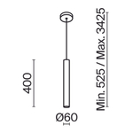 Подвесной светильник Maytoni MOD161PL-01B1